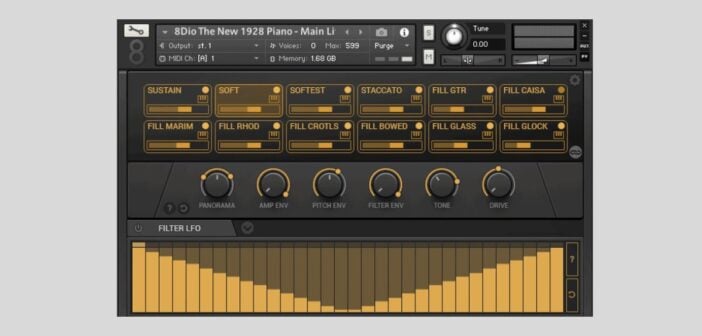 8Dio offers the 1928 Steinway Piano Kontakt library FREE for a limited time