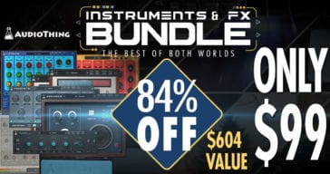 Get 84% OFF Complete AudioThing Bundle @ Audio Plugin Deals