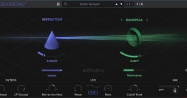 Arturia’s Efx Refract stereo multi-effects is FREE until January 4