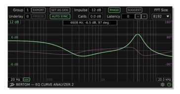 Bertom Audio EQ Curve Analyzer v2.0.0 is FREE for macOS, Windows. and Linux
