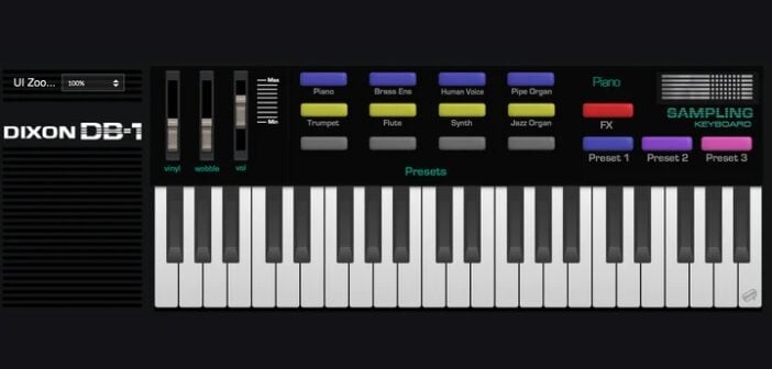 Dixon Beats releases DB1, a FREE Casio SK-1 emulation for macOS and Windows