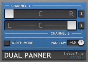 DualPanner VST Plugin By Sleepy-Time DSP!