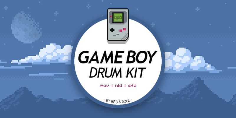 Game Boy Drum Kit free 8-bit sample pack (WAV/NKI/SFZ)