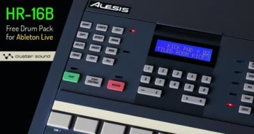 Free Alesis HR-16B Drum Pack For Ableton Live By Cluster Sound
