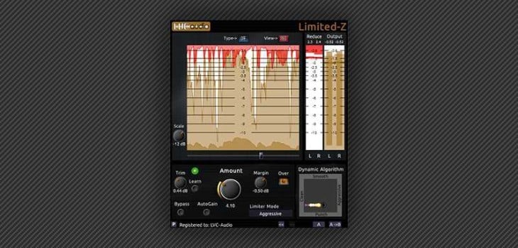 Limited-Z freeware limiter VST plugin by LVC-Audio.
