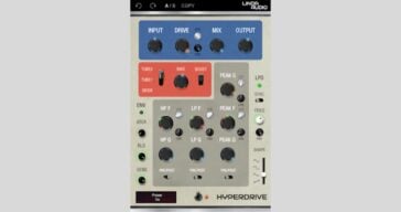 Linda Audio Releases Hyperdrive - Saturation & Filtering Plugin for Windows