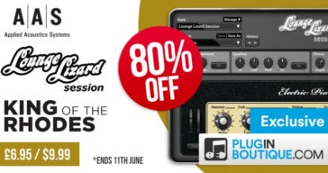 Get 80% OFF AAS Lounge Lizard Session @ Pluginboutique!