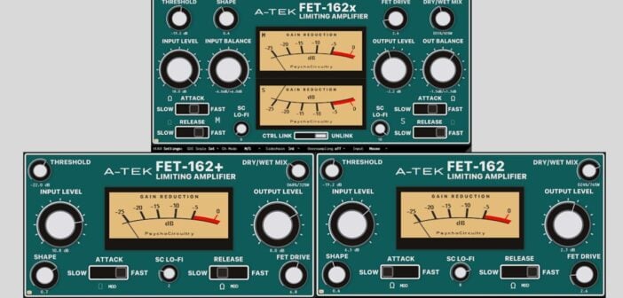 Psycho Circuitry releases A-TEK FET-162 limiters, plus FREE version