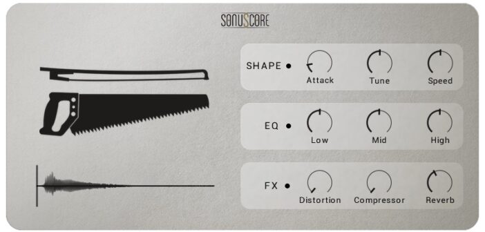 Sonuscore Releases FREE The Saw - Cinematic Textures For Kontakt Player