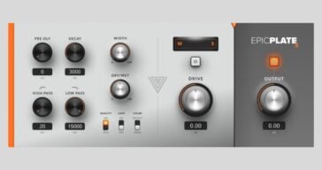 Variety of Sound releases epicPLATE mkII, a FREE classic plate reverb plugin for Windows