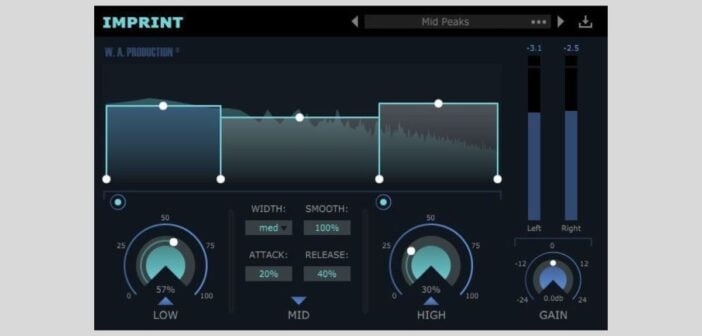 W. A. Production’s Imprint multiband transient designer is FREE for limited time