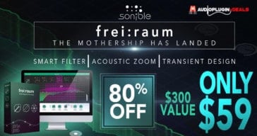 Get 80% OFF SONIBLE frei:raum Intelligent EQ @ AudioPluginDeals