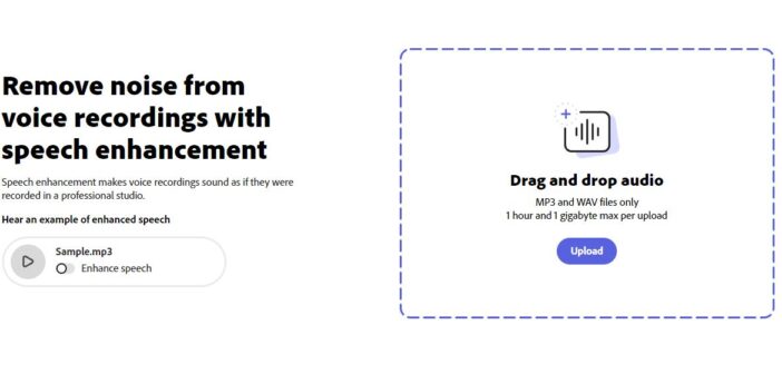 Enhance Speech Is A FREE AI-Powered Audio Tool From Adobe