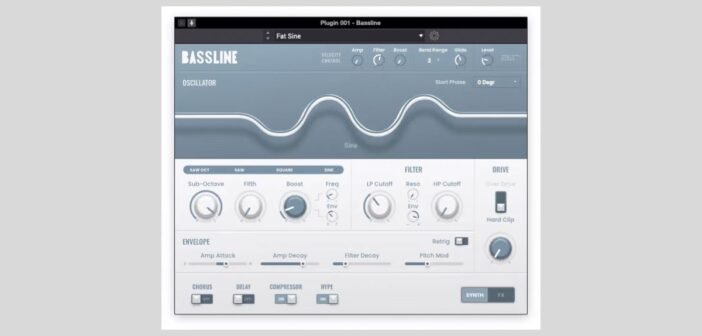 Download AIR Music Tech's Bassline for FREE for a limited time in the Black Friday giveaway