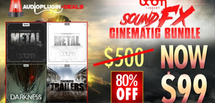 Get 80% OFF BOOM Library Sound FX Cinematic Bundle