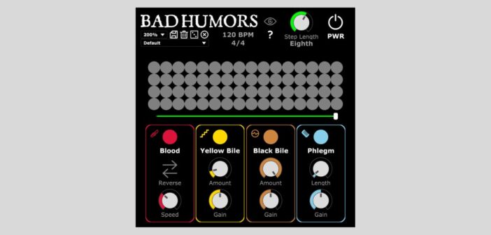 Bad Humors is a newly released FREE effects sequencing plugin