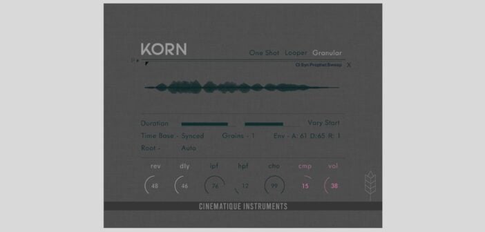 Korn Is A Free Granular Kontakt Instrument By Cinematique Instruments
