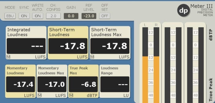 TBProAudio Releases FREE dpMeter 3 Metering Tool VST/AU Plugin