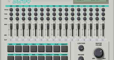 DR-84 Is A FREE Retro Drum Machine Plugin