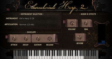 Versilian Studios Releases Free Etherealwinds Harp II CE