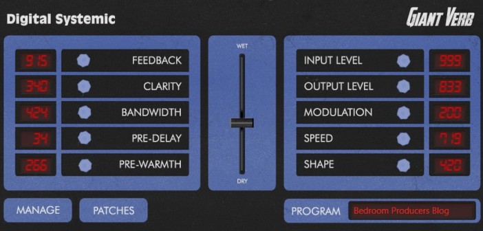 Giant Verb by Digital Systemic Emulations