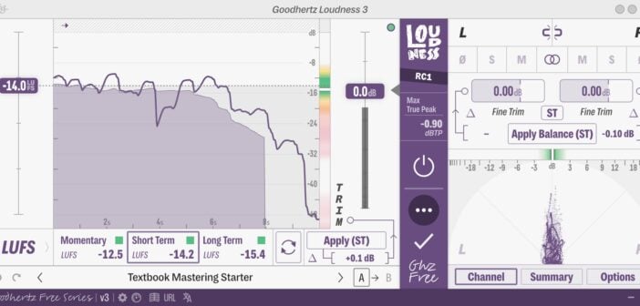 GoodHertz Releases FREE Loudness Plugin