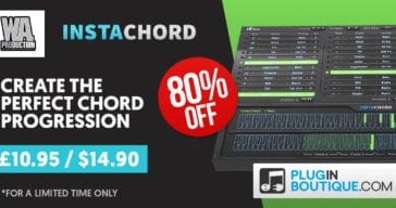 Get 80% OFF InstaChord MIDI Processing VST/AU Plugin @ Plugiboutique