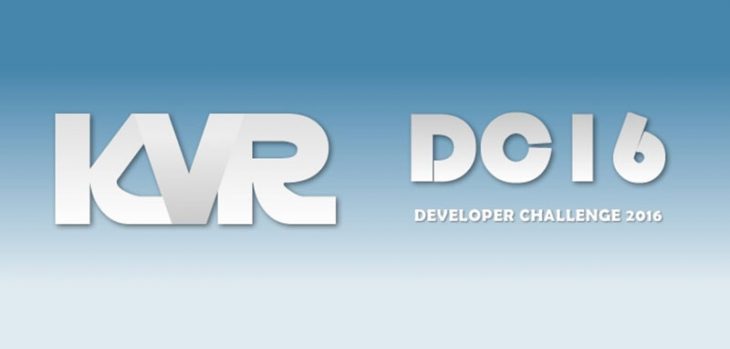 KVR Developer Challenge 2016 Now Live!