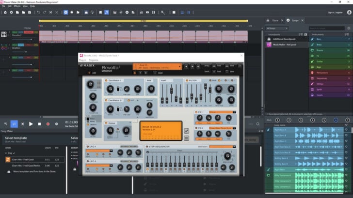 Magix Music Maker is a beginner's beat making app