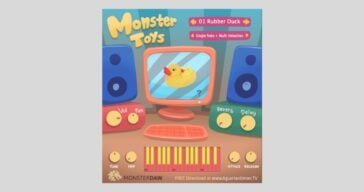 MonsterDAW releases Monster Toys, a FREE toy instrument plugin for macOS and Windows