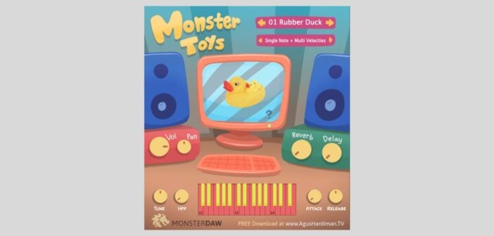 MonsterDAW releases Monster Toys, a FREE toy instrument plugin for macOS and Windows