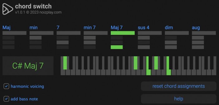 Chord Switch Is A FREE MIDI Chord Generator Plugin For macOS