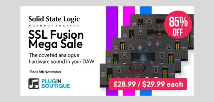 All SSL Fusion Plugins On Sale For A Limited Time at Plugin Boutique