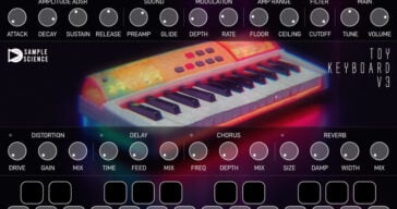 SampleScience Toy Keyboard