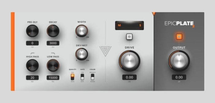 Variety of Sound releases epicPLATE mkII, a FREE classic plate reverb plugin for Windows