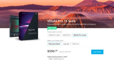 Save Up To $349 On Magix VEGAS Pro 15 (3 Days Left!)