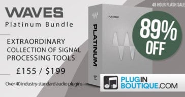 Get 89% OFF Waves Platinum Bundle @ Pluginboutique (FLASH SALE)