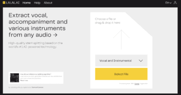 LALAL.AI Stem Isolation Service