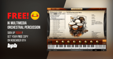 IK Multimedia Orchestral Percussion FREE